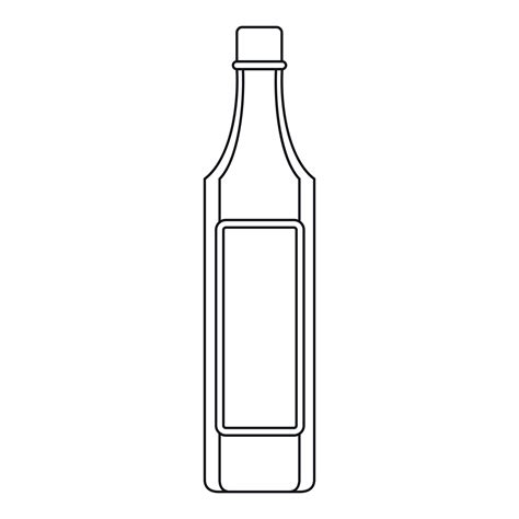 vinegar bottle drawing.